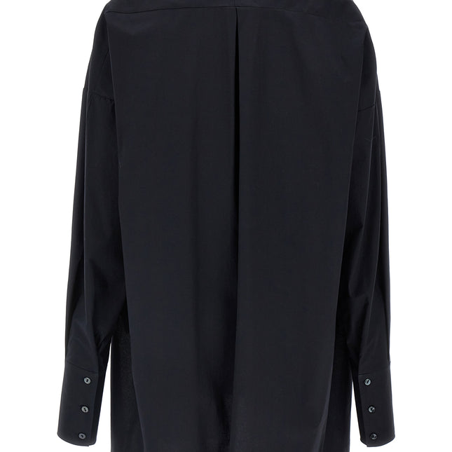 DI.LA3 PARI' Blue Cotton Blouse