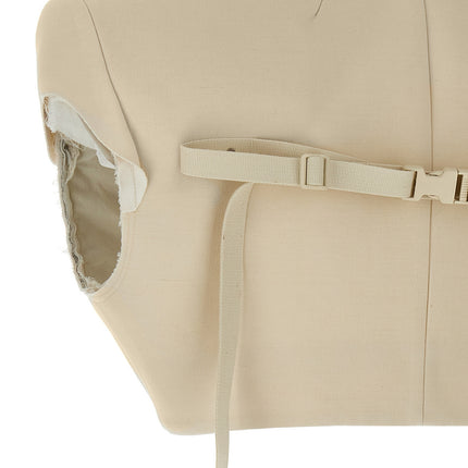 Rick Owens Beige Cotton Sleeveless Jacket