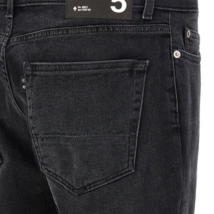 Department 5 Black Cotton Jeans Denim