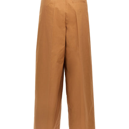 NUDE Brown Cotton Casual Pants