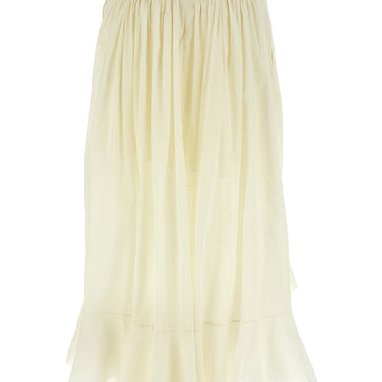 Zimmermann White Cotton Mini Skirt