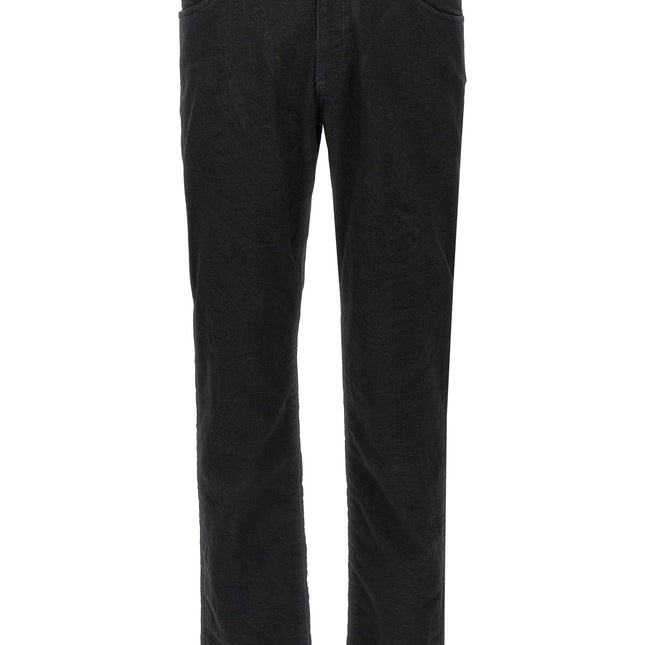 Etro Black Cotton Jeans Denim