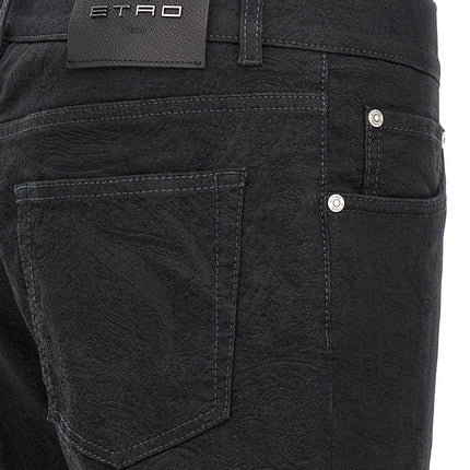 Etro Black Cotton Jeans Denim