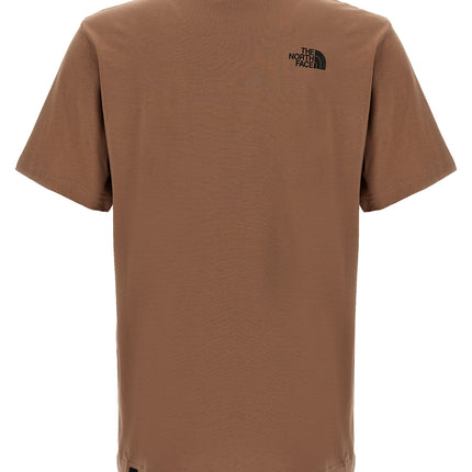 The North Face Brown Cotton T-Shirt