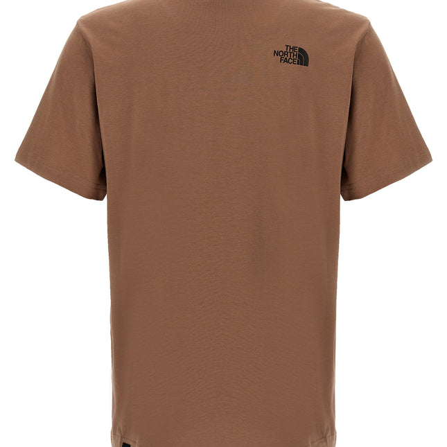 The North Face Brown Cotton T-Shirt