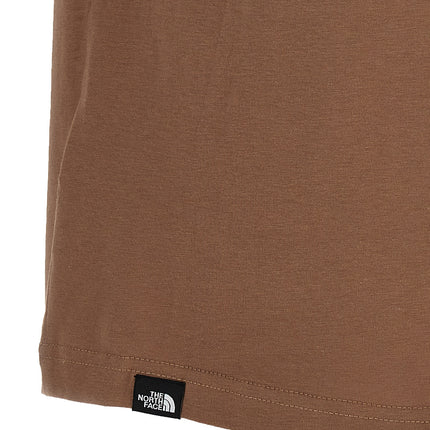 The North Face Brown Cotton T-Shirt