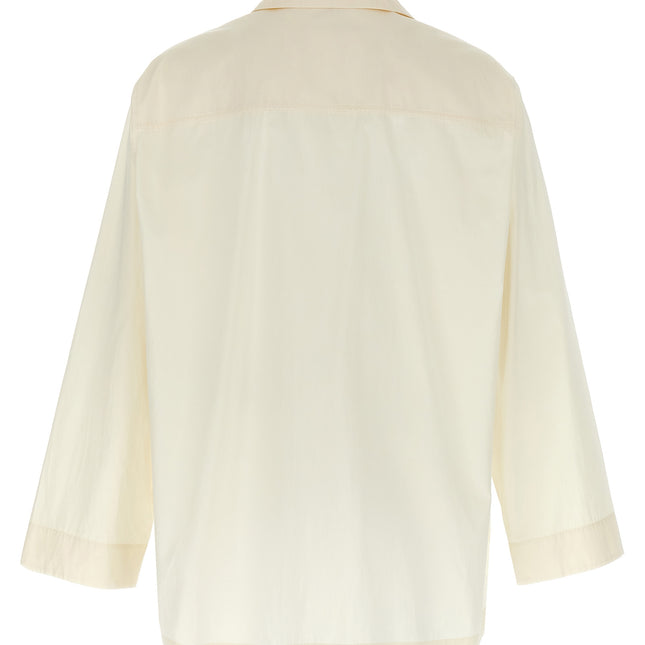 Jil Sander White Cotton Blouse