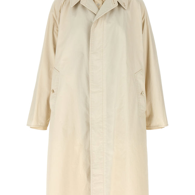 Maison Margiela Beige Cotton Coat