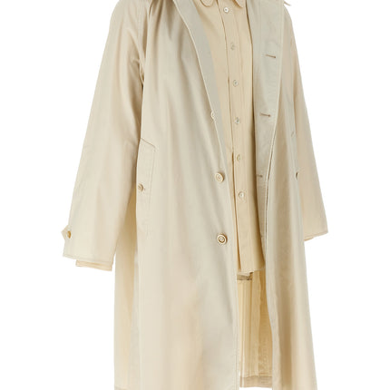 Maison Margiela Beige Cotton Coat