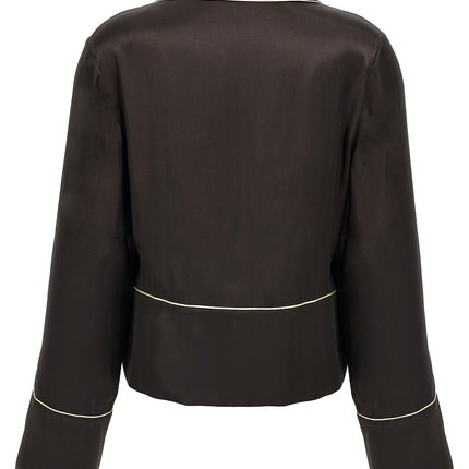 Off-White Black Acetate Blouse