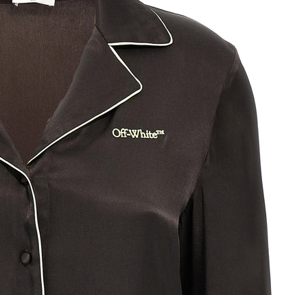 Off-White Black Acetate Blouse