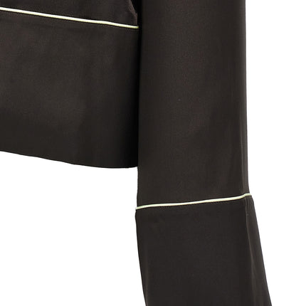 Off-White Black Acetate Blouse