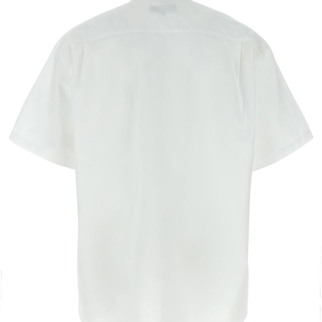 Comme Des Garçons White Cotton Blouse
