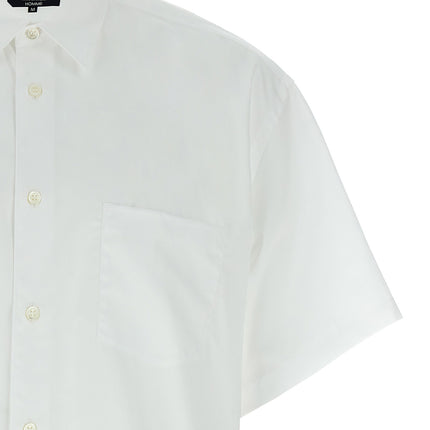 Comme Des Garçons White Cotton Blouse