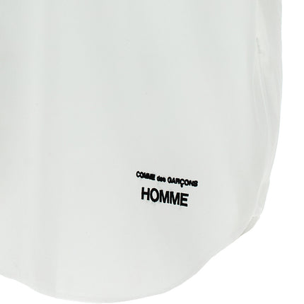 Comme Des Garçons White Cotton Blouse