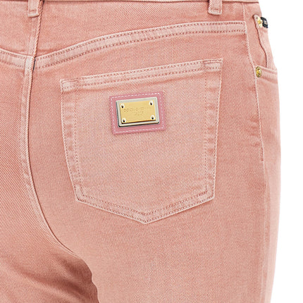 Dolce & Gabbana Multicolor Cotton High-Waisted Jean