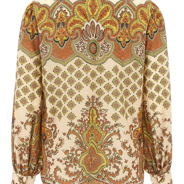Valentino Garavani Multicolor Cotton Blouse