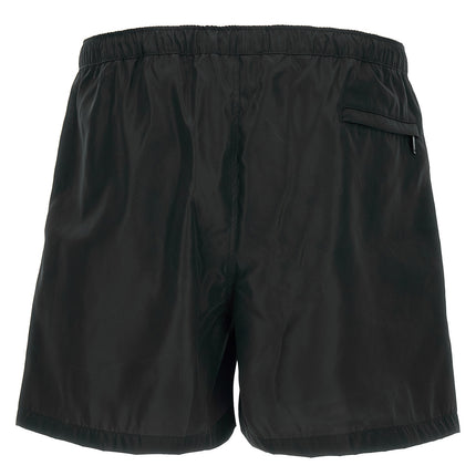 Valentino Garavani Black Polyamide Swim Shorts