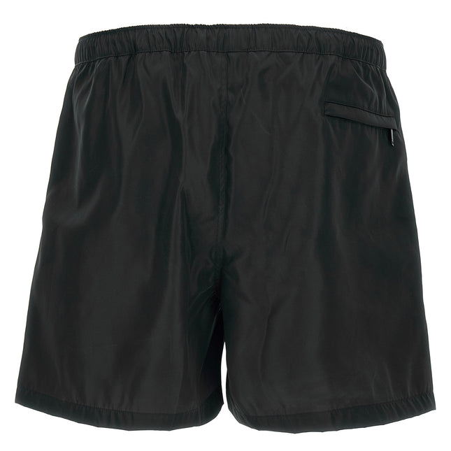 Valentino Garavani Black Polyamide Swim Shorts