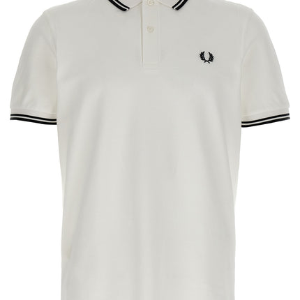 Comme Des Garçons White Cotton Polo Shirt