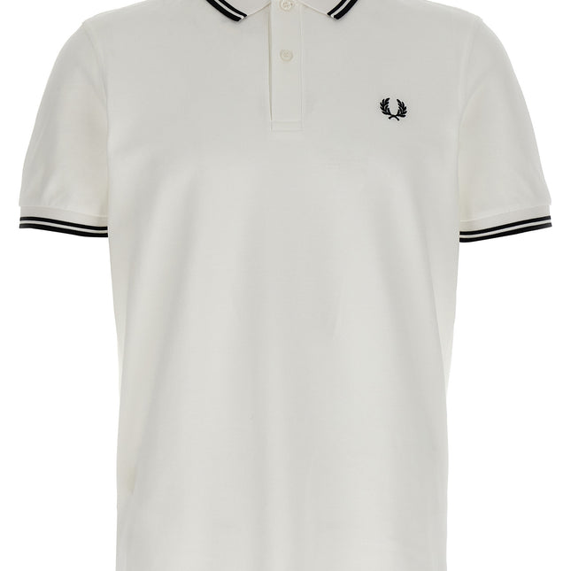 Comme Des Garçons White Cotton Polo Shirt
