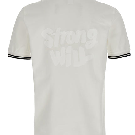 Comme Des Garçons White Cotton Polo Shirt