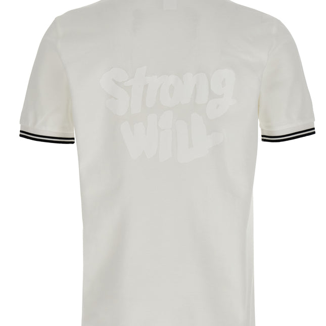Comme Des Garçons White Cotton Polo Shirt