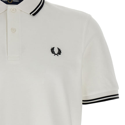 Comme Des Garçons White Cotton Polo Shirt