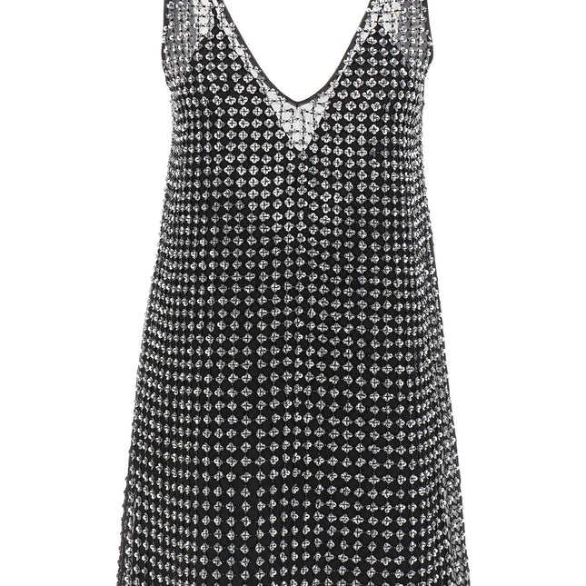 Max Mara Black Silk Short Dress