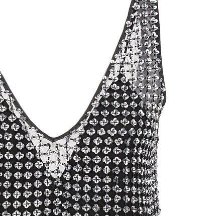 Max Mara Black Silk Short Dress