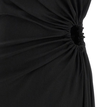 Max Mara Black Virgin Wool Long Dress