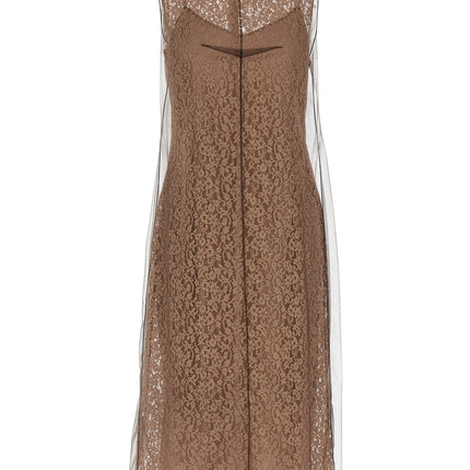 Fendi Beige Cotton Midi Dress