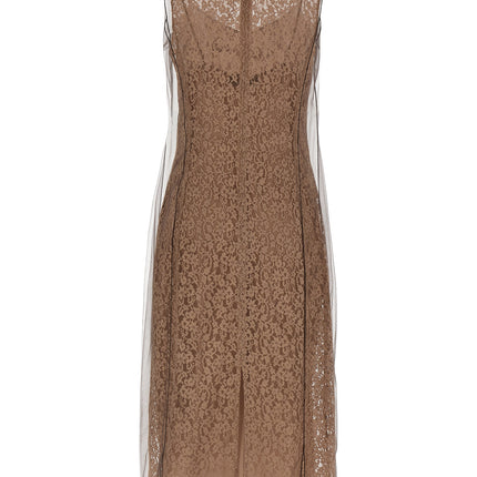 Fendi Beige Cotton Midi Dress