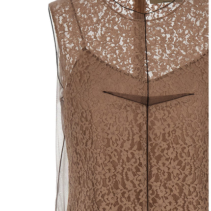 Fendi Beige Cotton Midi Dress