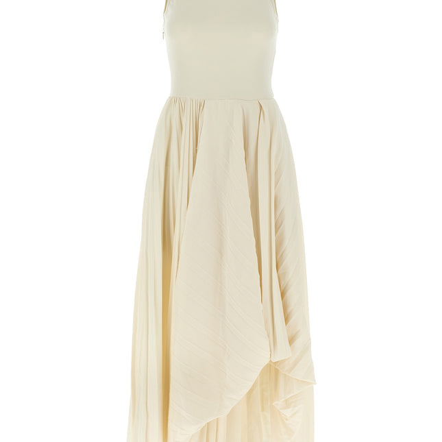 Alexander McQueen White Cotton Long Dress