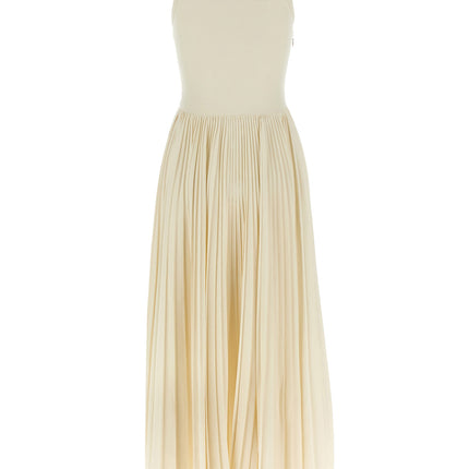 Alexander McQueen White Cotton Long Dress