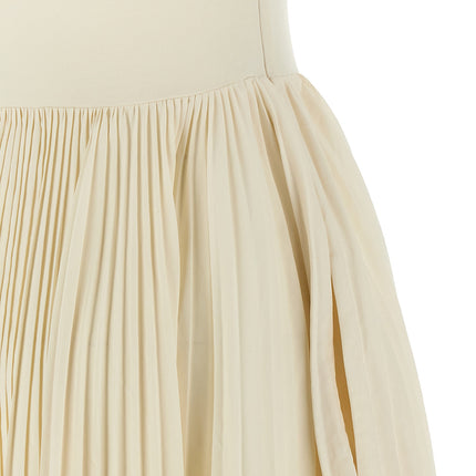 Alexander McQueen White Cotton Long Dress