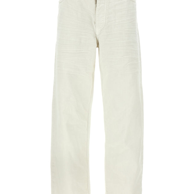 Balenciaga White Cotton Jeans Denim