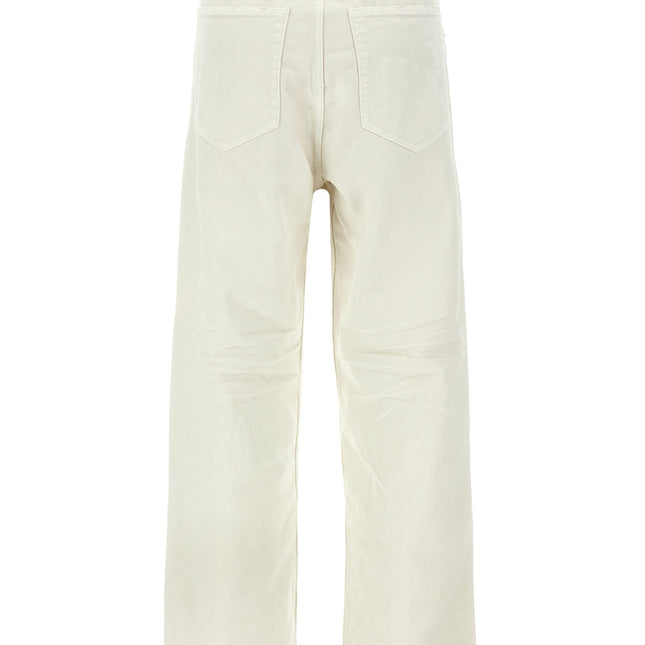 Balenciaga White Cotton Jeans Denim