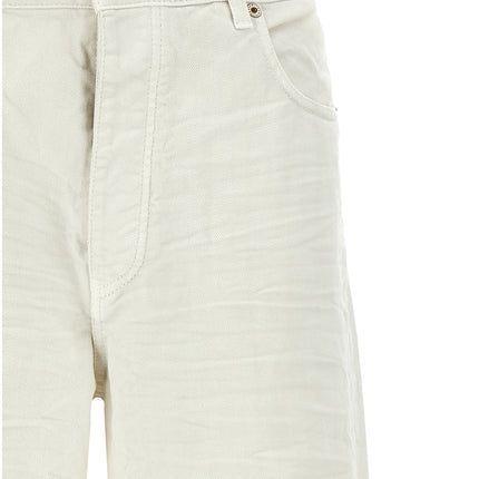 Balenciaga White Cotton Jeans Denim