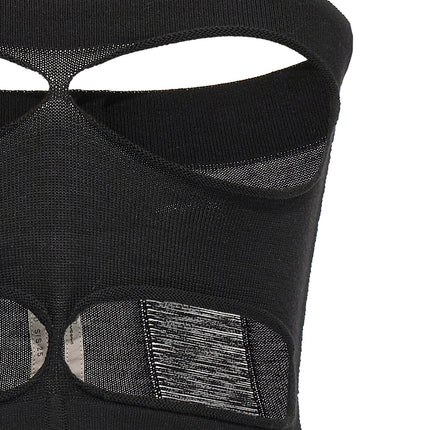 Rick Owens Black Wool Tank Tops