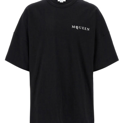 Alexander McQueen Bicolor Cotton T-Shirt