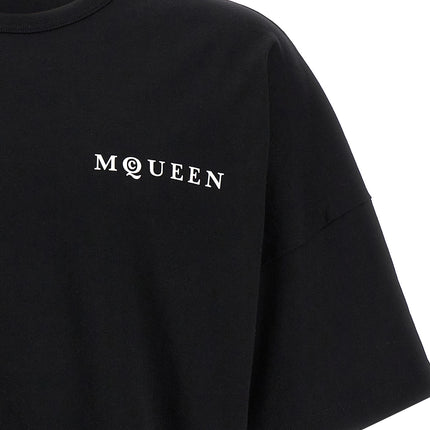 Alexander McQueen Bicolor Cotton T-Shirt