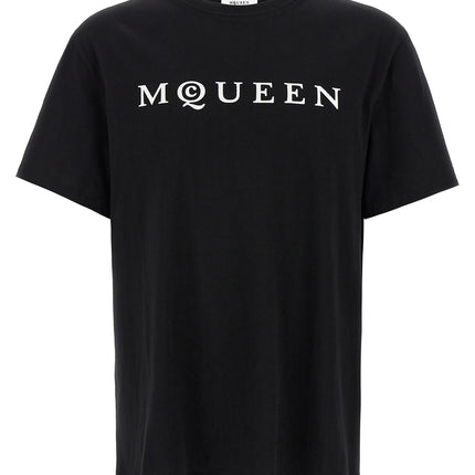 Alexander McQueen Bicolor Cotton T-Shirt