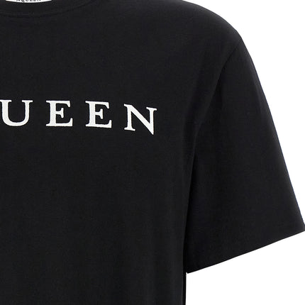 Alexander McQueen Bicolor Cotton T-Shirt