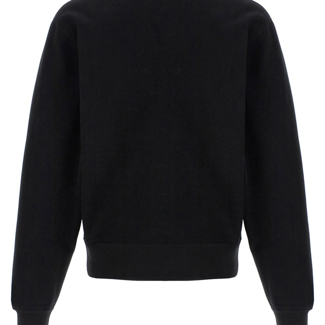 Saint Laurent Black Cotton Sweatshirt