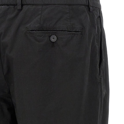 CELLAR DOOR Black Cotton Casual Pants