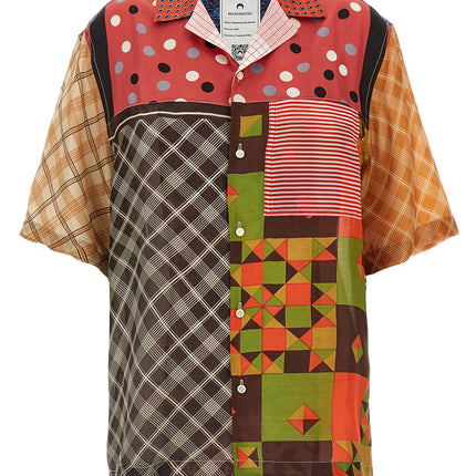 Marine Serre Multicolor Silk Blouse