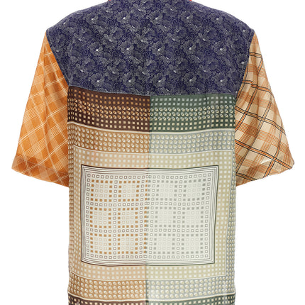 Marine Serre Multicolor Silk Blouse
