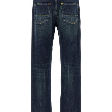 Department 5 Blue Cotton Straight-Leg Jeans
